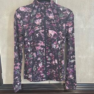 Lululemon Floral Patterned Define Full Zip Jacket Sz 6